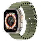 xDfind Ocean Silikon klokkereim Apple Watch 44/45/46/49mm - Mørk grønn thumbnail