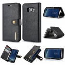 DG.Ming 2-i-1 Lommebok-deksel I Lær Galaxy S8 svart thumbnail