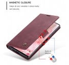 CaseMe flip Retro deksel for Samsung Galaxy S22 Ultra 5G rød thumbnail
