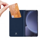 Dux Ducis Skin Pro Series Flip deksel Samsung Galaxy S25 5G Mørk blå thumbnail