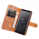 DG.Ming 2-i-1 Lommebok-deksel I Lær Samsung Galaxy S9 Plus brun thumbnail