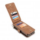 CaseMe 2-i-1 Lommebok deksel Galaxy S8 brun thumbnail