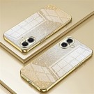 Fashion TPU Deksel Glitter Powder iPhone 16 - Gull thumbnail