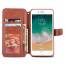 Azns Lommebok deksel for iPhone 7 Plus/8 Plus brun thumbnail
