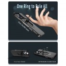 Tech-Flex TPU Deksel med Ring Grep og MagSafe iPhone 16 Pro Max svart thumbnail