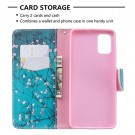 Lommebok deksel til Galaxy A51 - Rosa blomster thumbnail