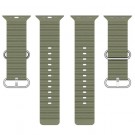 xDfind Ocean Silikon klokkereim Apple Watch 42/41/40/38mm - Mørk grønn thumbnail