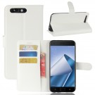 Lommebok deksel for Asus ZenFone 4 Pro hvit thumbnail