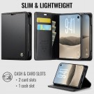 CaseMe Lommebok deksel for iPhone Duo Svart thumbnail