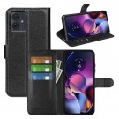 Lommebok deksel for Motorola Moto G54 5G svart thumbnail