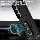 Tech-Flex TPU + PC Deksel med magnetisk Ring Grep Samsung Galaxy S23 5G svart thumbnail