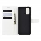 Lommebok deksel for Samsung Galaxy S20+ plus 5G hvit thumbnail
