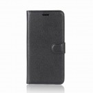 Lommebok deksel for Samsung Galaxy A7 (2018) svart thumbnail