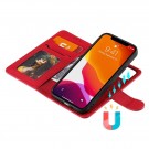 Lommebok deksel 2-i-1 iPhone 13 mini - Rød thumbnail