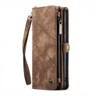 CaseMe 2-i-1 Lommebok deksel Samsung Galaxy S25+ plus 5G brun thumbnail