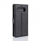 Lommebok deksel for Samsung Galaxy Note 8 svart thumbnail