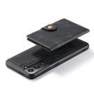 JeeHood Deksel PC + Lær med kortlomme Galaxy S21 5G svart thumbnail