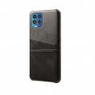 Tech-Flex TPU Deksel med PU-lær plass til kort Motorola Moto G100 5G svart thumbnail