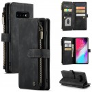 CaseMe retro multifunksjonell Lommebok deksel Samsung Galaxy S10 Plus svart thumbnail