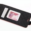 Lommebok deksel Vertikalt Flipp for Lenovo C2 Power svart thumbnail