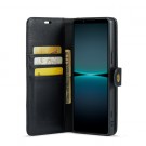 DG.Ming 2-i-1 Lommebok-deksel I Lær Sony Xperia 1 VI svart thumbnail