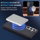 LC.IMEEKE Deksel lær Samsung Galaxy S26 5G MagSafe - Svart thumbnail