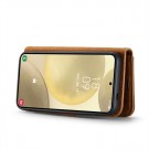 DG.Ming 2-i-1 Lommebok-deksel I Lær Samsung Galaxy S25 5G brun thumbnail