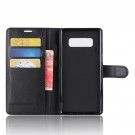 Lommebok deksel for Samsung Galaxy Note 8 svart thumbnail