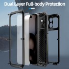 Redpepper Hybrid-deksel med 360° beskyttelse iPhone 17 Pro - Svart thumbnail