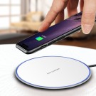 Universell Fast Trådløs Lader 15W - Hvit thumbnail