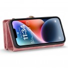 CaseMe 2-i-1 Lommebok deksel iPhone 15 Pro Max rosa thumbnail