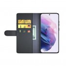 Lommebok deksel ekte Lær for Samsung Galaxy S22 5G svart thumbnail