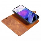 DG.Ming 2-i-1 Lommebok-deksel I Lær iPhone 13 Pro Max brun thumbnail