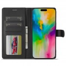 LC.IMEEKE Lommebok deksel for iPhone 16 Plus svart thumbnail
