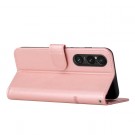 Lommebok deksel Stitching for Sony Xperia 1 VI Roségull thumbnail