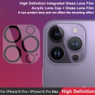IMAK Herdet Glass Kamerabeskyttelse iPhone 15 Pro / 15 Pro Max thumbnail