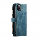 CaseMe retro multifunksjonell Lommebok deksel iPhone 11 Pro Max blå thumbnail