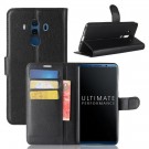 Lommebok deksel for Huawei Mate 10 Pro svart thumbnail