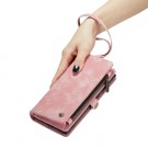 CaseMe 2-i-1 Lommebok deksel Samsung Galaxy S25 Ultra 5G rosa thumbnail