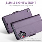 CaseMe Lommebok deksel for iPhone 16 Lilla thumbnail