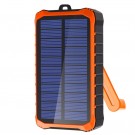 4smarts Powerbank Lading sveiv og Solceller 12000mAh - Svart / Oransje  thumbnail