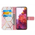Lommebok deksel for Samsung Galaxy S21 Ultra 5G - Marmor mønster thumbnail