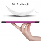 Deksel Tri-Fold Smart til Samsung Galaxy Tab S6 Lite 2020/2022/2024 lilla thumbnail