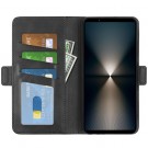 Lommebok deksel Premium for Sony Xperia 1 VII svart thumbnail