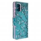 Lommebok deksel for Samsung Galaxy A71 - Rosa blomster thumbnail