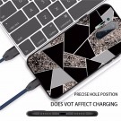 Fashion TPU Deksel for OnePlus 8 Pro - svart/grå Marmor thumbnail
