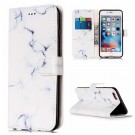 Lommebok deksel for iPhone 6 Plus / 6S Plus hvit marmor thumbnail