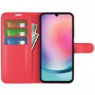 Lommebok deksel for Samsung Galaxy A16 rød thumbnail