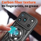 Tech-Flex Hybrid Deksel med Ring MagSafe iPhone 17 Pro svart thumbnail
