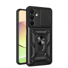Tech-Flex TPU + PC Deksel med Ring Grep Samsung Galaxy A16 svart thumbnail